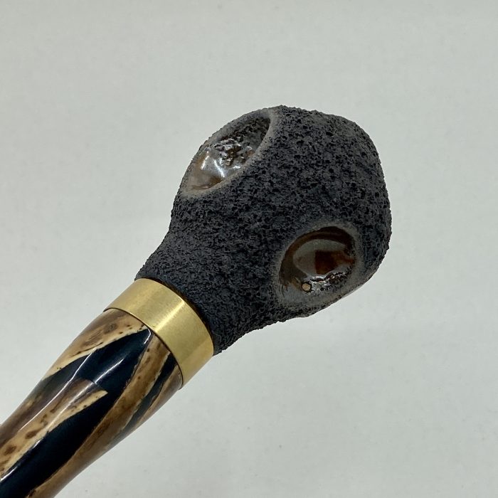 Black Lava with Coconut Shell - Image 4