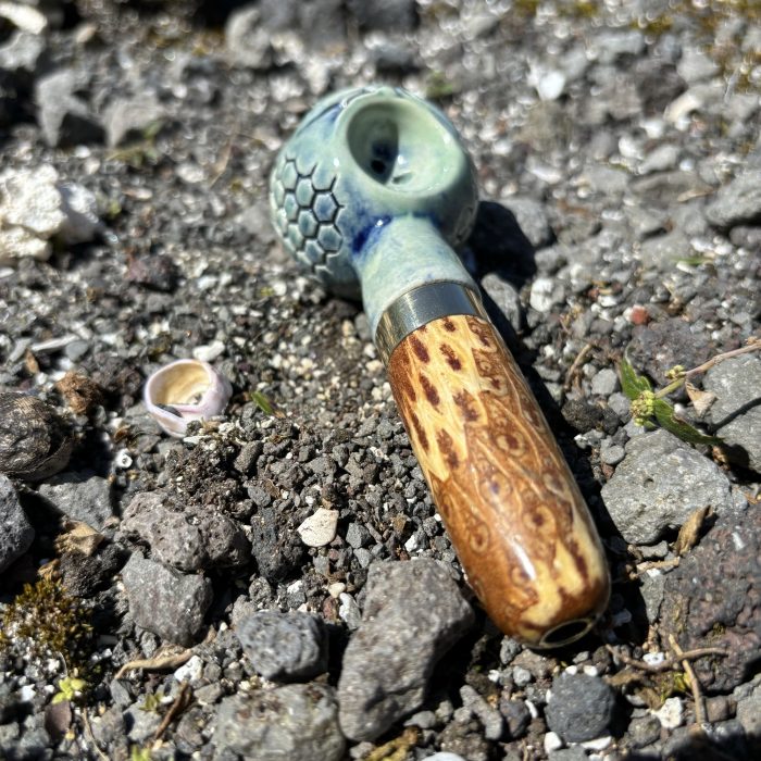 Blue Bumblebee w/Pinecone Mouthpiece - Image 2