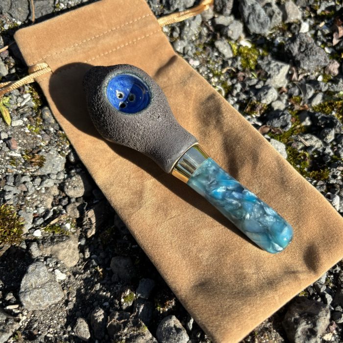 Black Lava w/Ocen Blue Resin