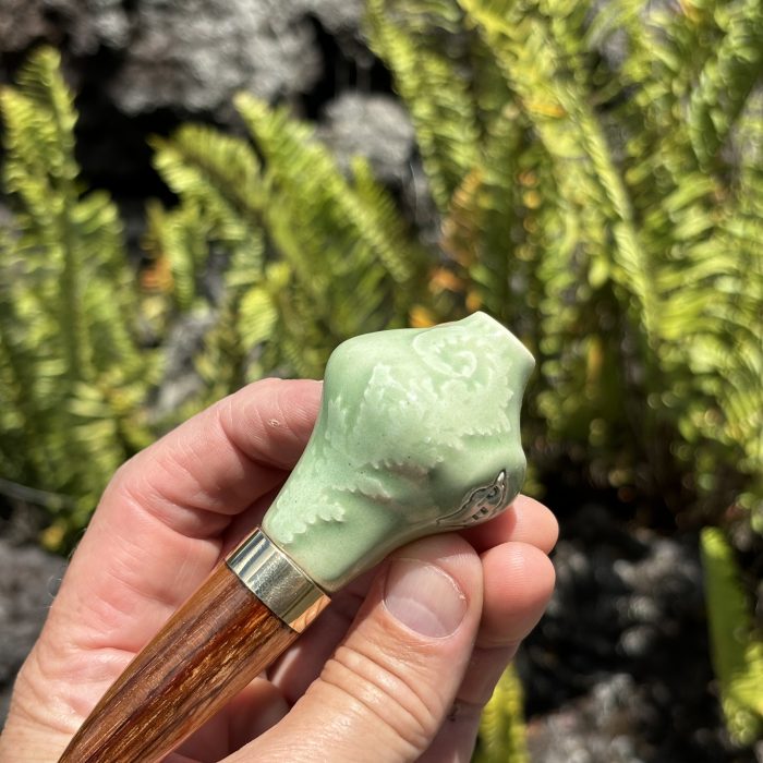 Green Fern Carving - Image 4