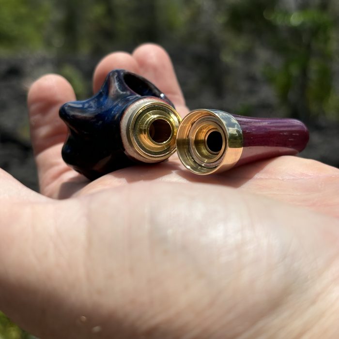 Ergonomic Hand Carved Design With Purple Heartwood - Image 2
