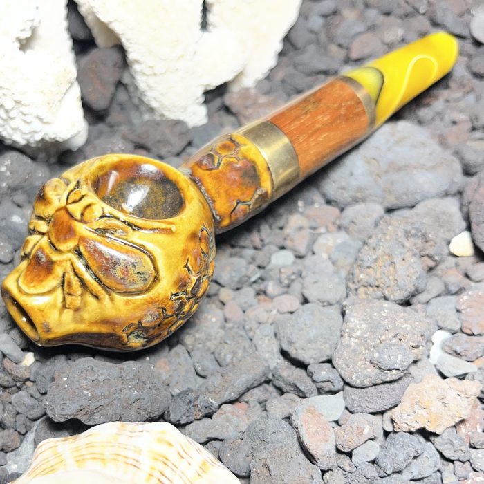 Golden Island Bee (Koa Wood & Resin)